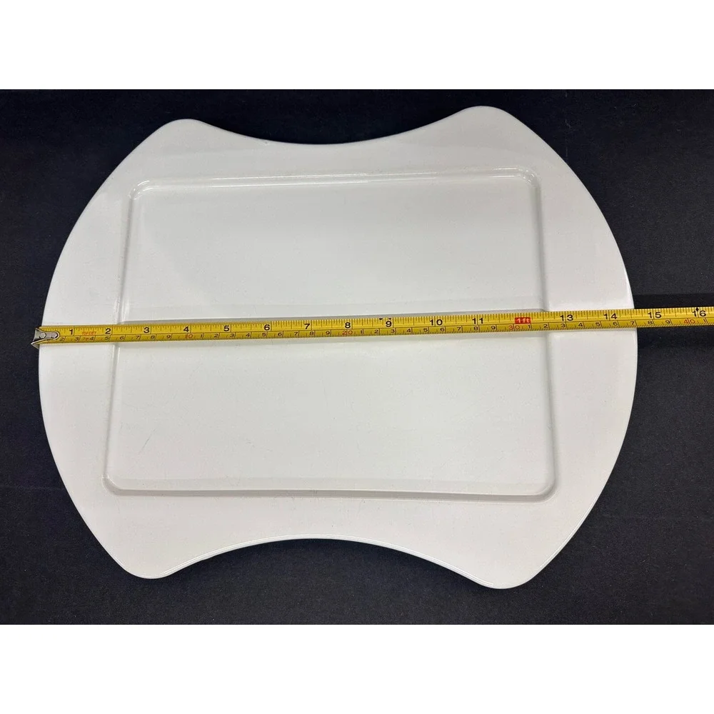 Bizzirri Handmade Platter Serving Dish Plate White Made in Italy